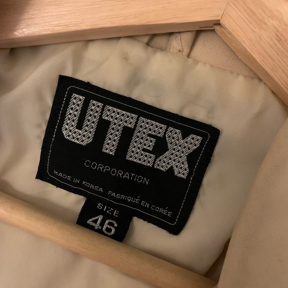 Tan and Brown Vintage Utex Jacket sz46 - Picture 9 of 9